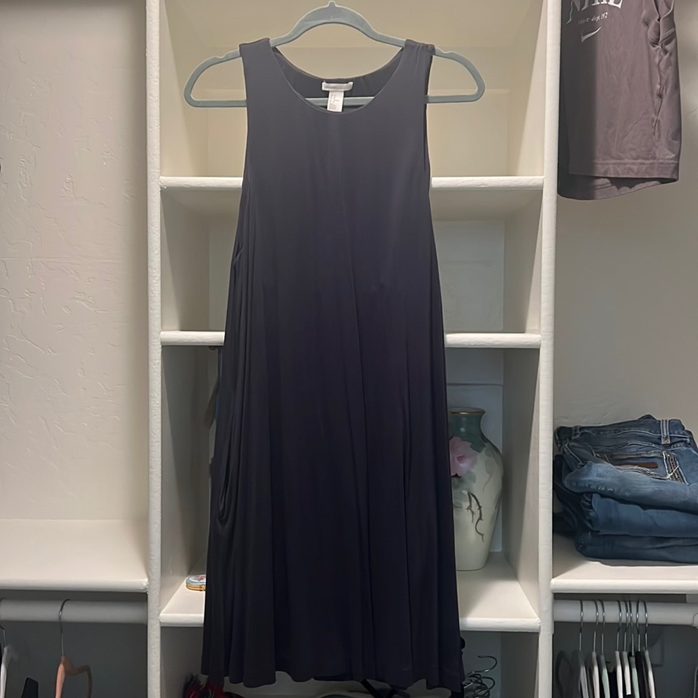 Navy cotton dress